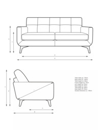 John Lewis Barbican Medium 2 Seater Leather Sofa, Light Leg - thumbnail 2