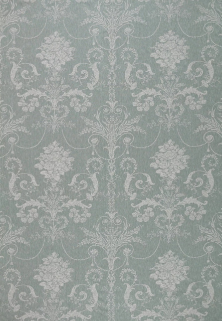 Laura Ashley Josette Woven Made to Measure Curtains or Roman Blind, Grey Green - image 1