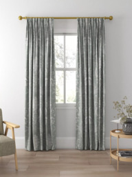 Laura Ashley Josette Woven Made to Measure Curtains or Roman Blind, Grey Green - thumbnail 5