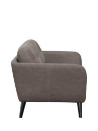 John Lewis Arlo Medium 2 Seater Leather Sofa, Dark Leg - thumbnail 3
