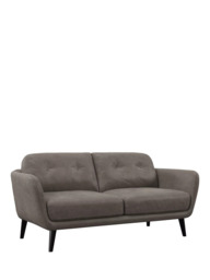 John Lewis Arlo Medium 2 Seater Leather Sofa, Dark Leg - thumbnail 1