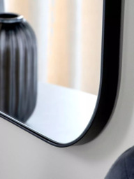 Yearn Arendal Rectangular Wood Frame Wall Mirror, 90 x 60cm - thumbnail 3