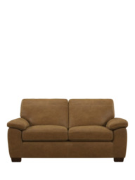 John Lewis Camden Medium 2 Seater Leather Sofa Bed, Dark Leg - thumbnail 5