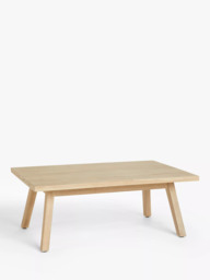 John Lewis Burford Rectangular Garden Coffee Table, FSC-Certified (Acacia Wood), Natural