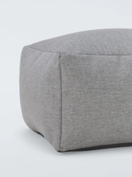 John Lewis Aquaclean® Square Ottoman Beanbag Pouffe - thumbnail 2