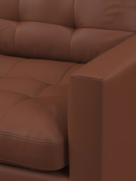 John Lewis Draper II LHF Chaise Leather Sofa, Light Leg - thumbnail 6