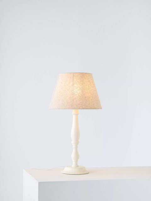 John Lewis Candlestick Table Lamp, White - image 1