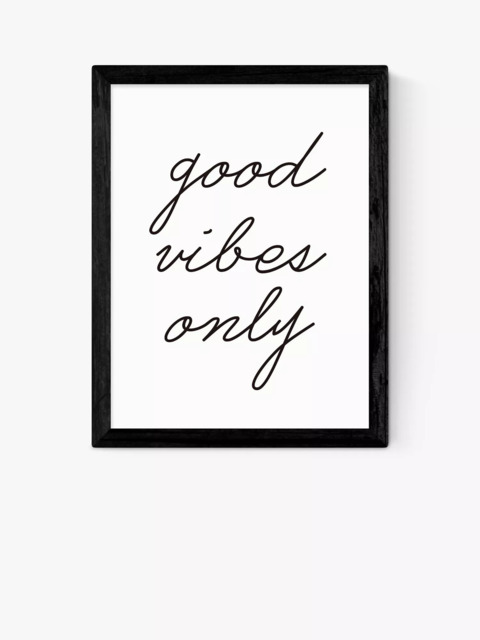 EAST END PRINTS Rafael Farias 'Good Vibes Only' Framed Print - image 1