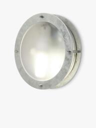 Nordlux Malte Galvanised Steel Round Outdoor Wall Light - thumbnail 2