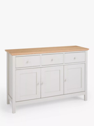John Lewis Wilton Wide Sideboard, Linen