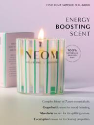 NEOM Wellbeing London Squeeze The Day Single Wick Candle, 185g - thumbnail 2