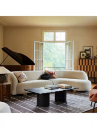west elm Laurent 4-Seater RHF Corner Chaise End Sofa, Alabaster Boucle - thumbnail 2