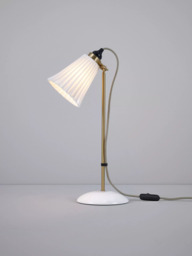 Original BTC Hector Pleat Table Lamp, Natural - thumbnail 1