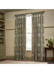 Morris & Co. Snakeshead Pair Lined Pencil Pleat Curtains, Sunflower/Stone - thumbnail 4