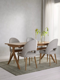 John Lewis Poise 6-10 Seater Extending Dining Table, Oak - thumbnail 2
