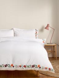 John Lewis x Anine Cecilie Iversen Posy Embroidered Duvet Cover Set - thumbnail 2