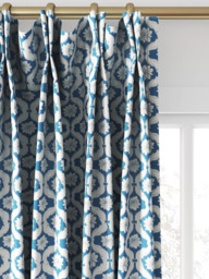 Clarke & Clarke Giverny Made to Measure Curtains or Roman Blind, Cobalt - thumbnail 4