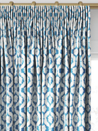 Clarke & Clarke Giverny Made to Measure Curtains or Roman Blind, Cobalt - thumbnail 2