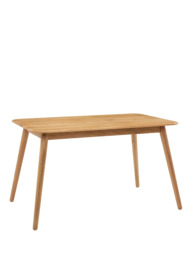 John Lewis Greenwood Dining Table, Solid Oak/Bianco Oil