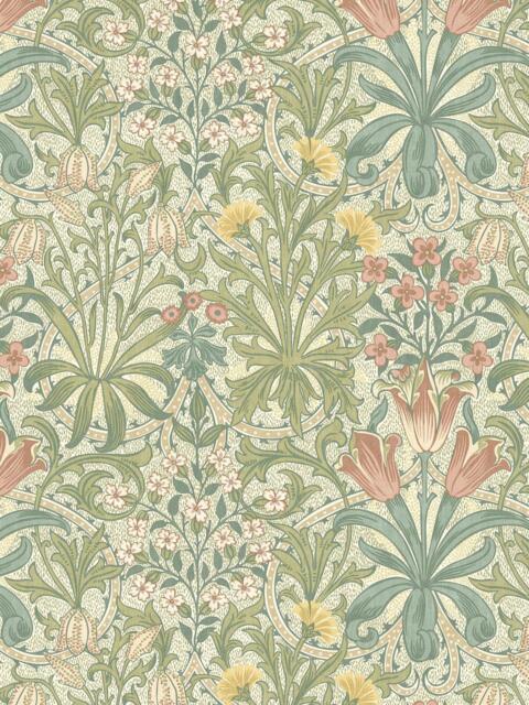 William Morris At Home Woodland Weeds Made to Measure Curtains or Roman Blind, Apple - image 1
