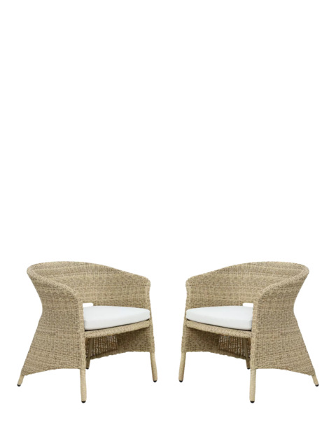 KETTLER Palm Garden Dining Chair, Set of 2, Natural - image 1
