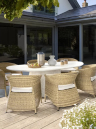 KETTLER Palm Garden Dining Chair, Set of 2, Natural - thumbnail 2