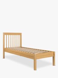 John Lewis Spindle Bed Frame, Single, Oak - thumbnail 1