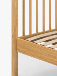 John Lewis Spindle Bed Frame, Single, Oak - thumbnail 4