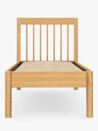 John Lewis Spindle Bed Frame, Single, Oak - thumbnail 2