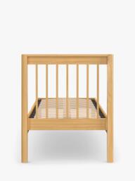 John Lewis Spindle Bed Frame, Single, Oak - thumbnail 3