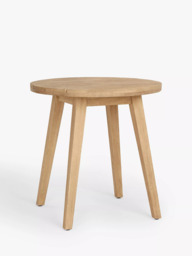 John Lewis Burford Round Garden Bistro Table, 75cm, FSC-Certified (Acacia Wood), Natural