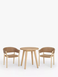 John Lewis Burford Round Garden Bistro Table, 75cm, FSC-Certified (Acacia Wood), Natural - thumbnail 5