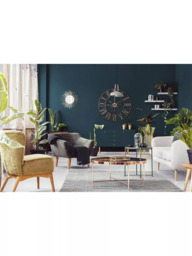 Lascelles Analogue Skeleton Roman Numeral Outdoor Wall Clock, 70cm, Copper - thumbnail 3