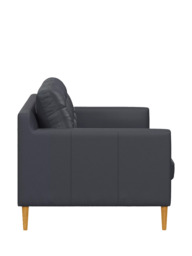 John Lewis Draper II Grand 4 Seater Leather Sofa, Light Leg - thumbnail 3
