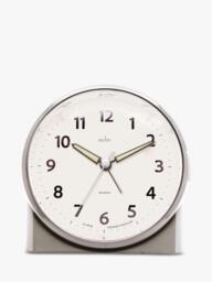 Acctim Grace Non-Ticking Sweep Analogue Alarm Clock