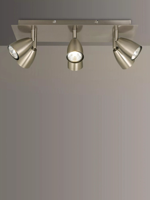 John Lewis Thea GU10 LED 6 Spotlight Ceiling Plate, Chrome - image 1