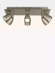 John Lewis Thea GU10 LED 6 Spotlight Ceiling Plate, Chrome - thumbnail 4
