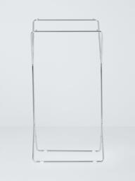 John Lewis Metal Clothes Rail, Chrome - thumbnail 2