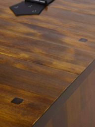 Laura Ashley Garrat 9 Drawer Coffee Table, Dark Brown - thumbnail 5