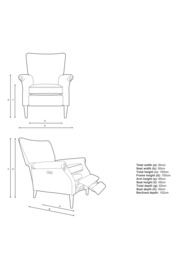Parker Knoll Classic Motion High Back Recliner Armchair - thumbnail 2