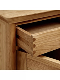 John Lewis Essence 1 Door Bedside Table, Oak - thumbnail 4