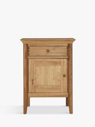 John Lewis Essence 1 Door Bedside Table, Oak - thumbnail 3