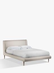 John Lewis Mid-Century Sweep Upholstered Bed Frame, Super King Size