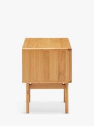 John Lewis X-Ray Oak Wood 1 Drawer Bedside Table, Oak - thumbnail 4