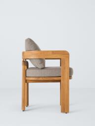 John Lewis Terra Teak Wood Garden Dining Chairs, Set of 2 - thumbnail 5