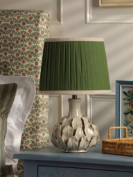 Joules Chatsworth Small Ceramic Leaf Table Lamp, Natural Cream - thumbnail 6