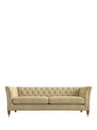 Laura Ashley Chatsworth Grand 4 Seater Sofa, Teak Leg