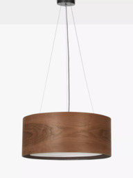 John Lewis Mia Ceiling Light, Walnut - thumbnail 4
