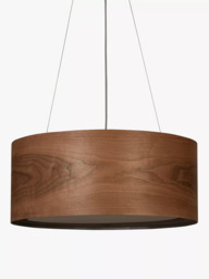 John Lewis Mia Ceiling Light, Walnut - thumbnail 3