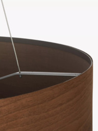 John Lewis Mia Ceiling Light, Walnut - thumbnail 5